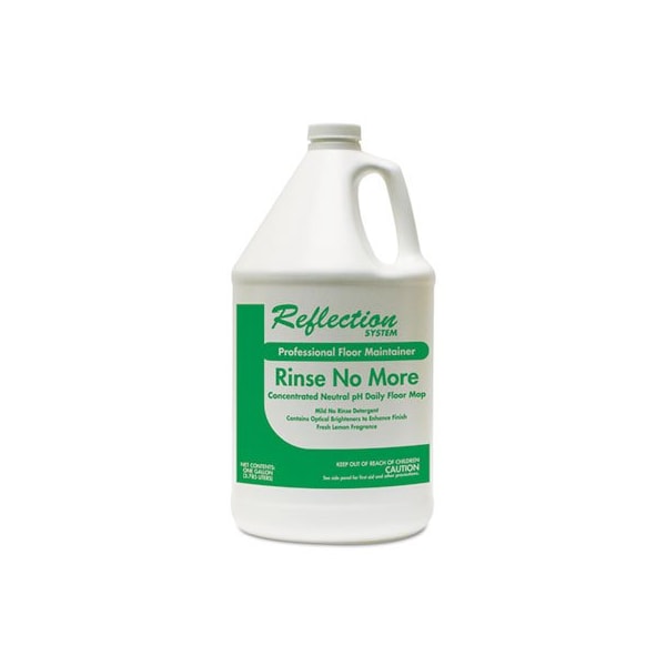 Theochem Rinse-No-More Floor Cleaner, Lemon Scent, 1 Gal, Bottle, 4PK 445 - main